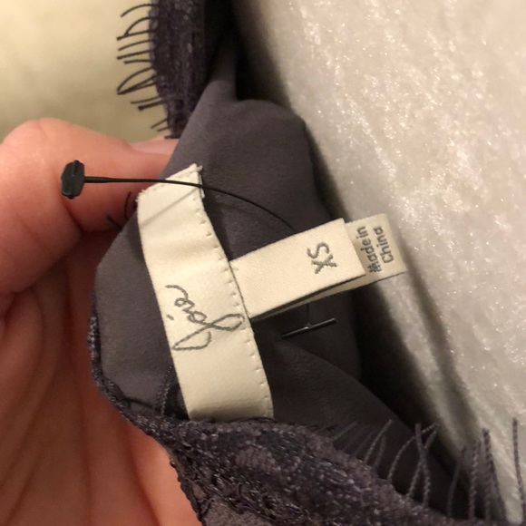 Joie Toni Gray lace tank top Size XS - Picture 6 of 8